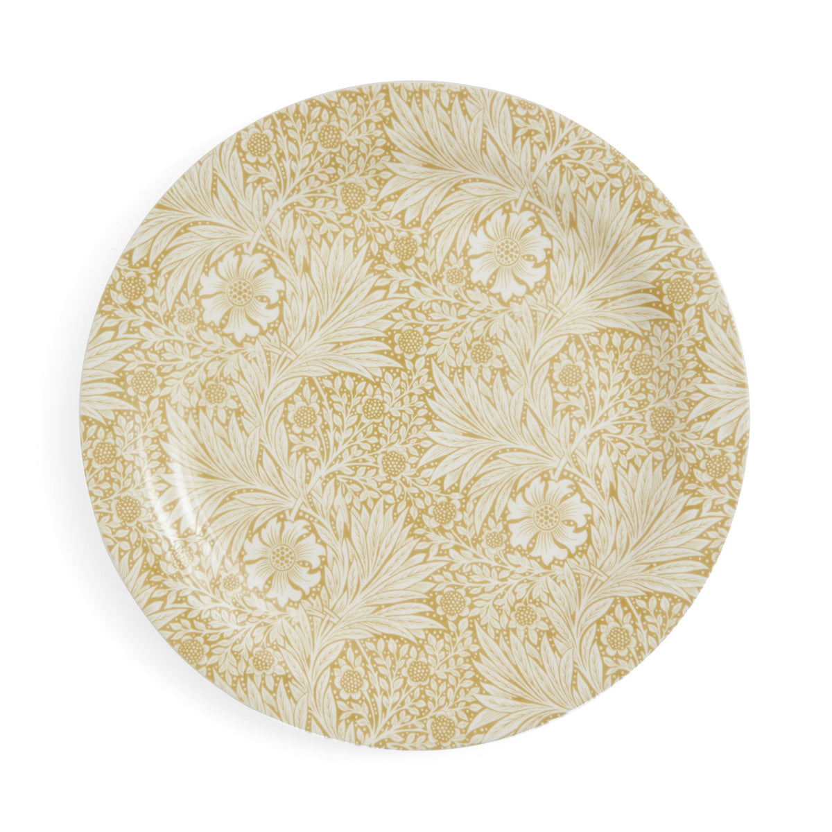 Morris & Co. 13" Round Marigold Platter