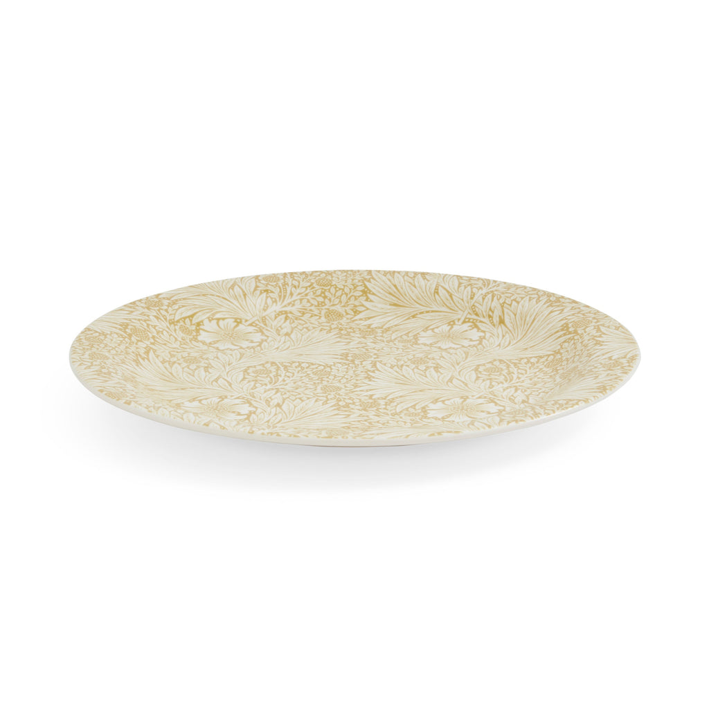 Morris & Co. 13" Round Marigold Platter