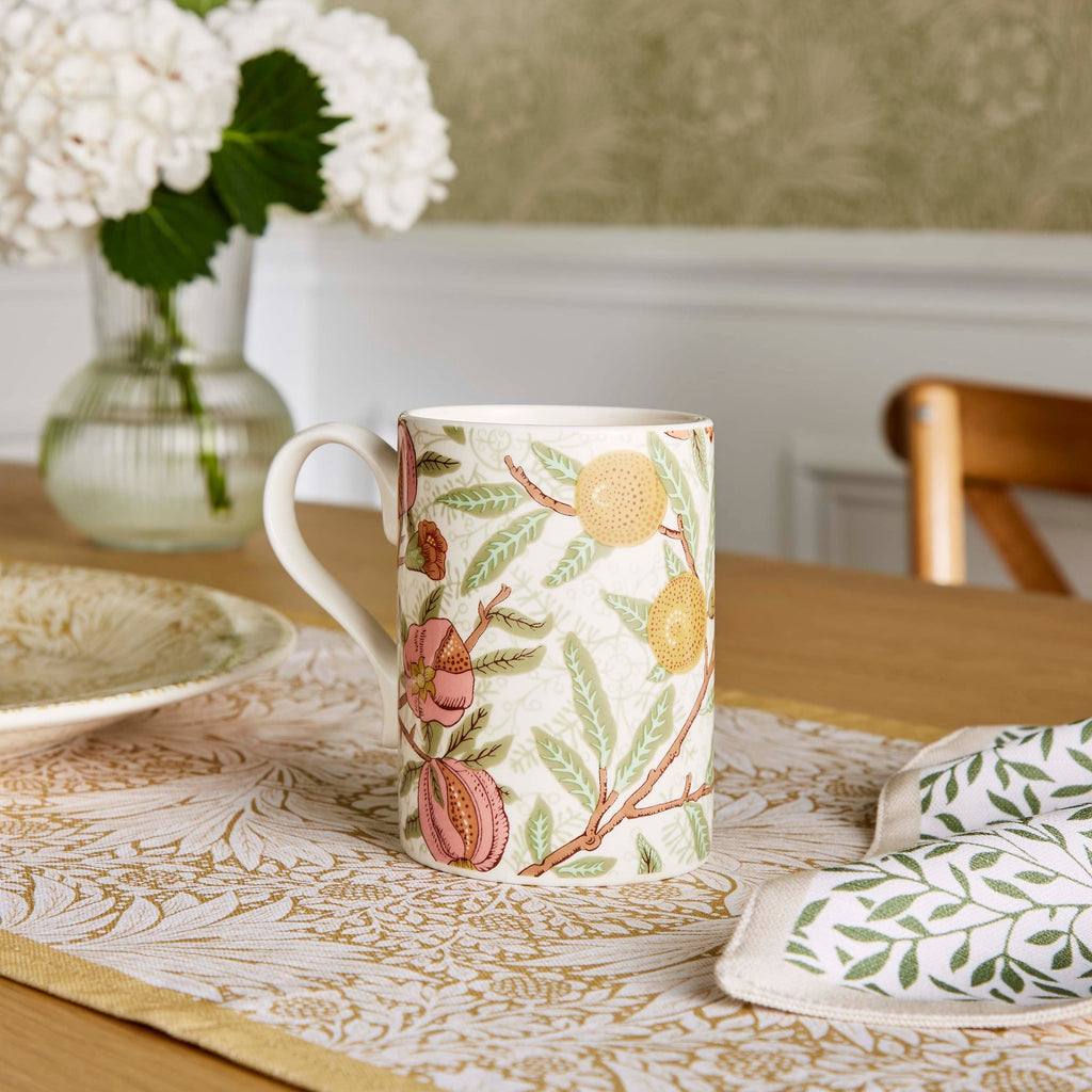 Morris & Co. 12 oz Mugs in Fruits, Set of 4