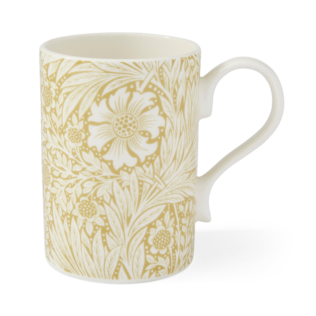 Morris & Co. 12 oz Mugs in Marigold, Set of 4