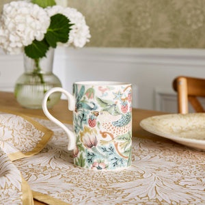 Morris & Co. 12 oz Strawberry Thief Mugs, Set of 4