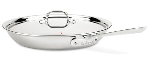 All-Clad D3 Stainless Steel Frying Pan with Lid