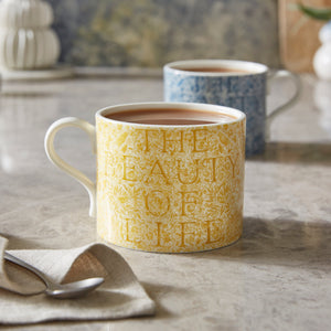 Morris & Co. “Beauty in Life” Mugs, Set of 2