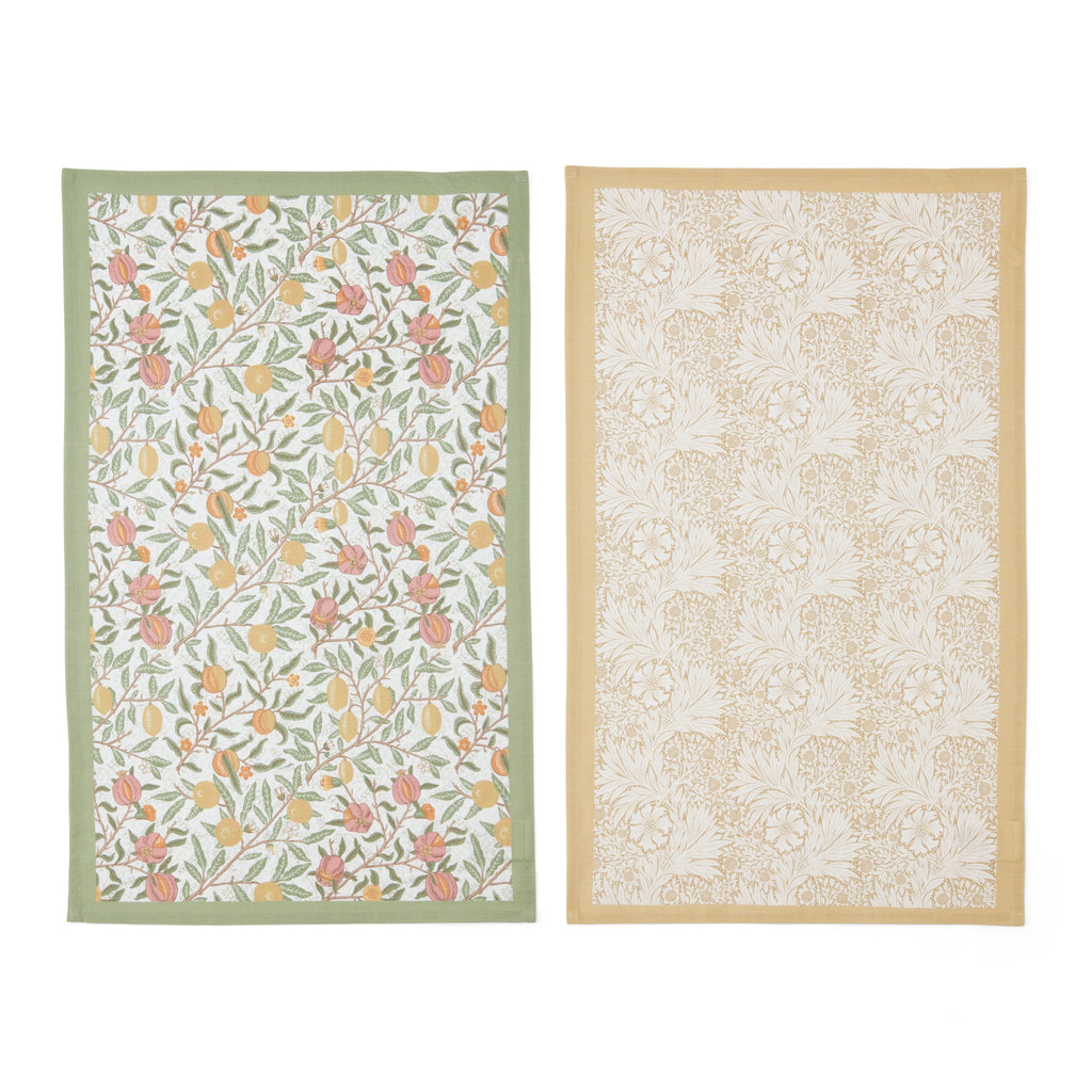 Morris & Co. Assorted Tea Towels, Set of 2