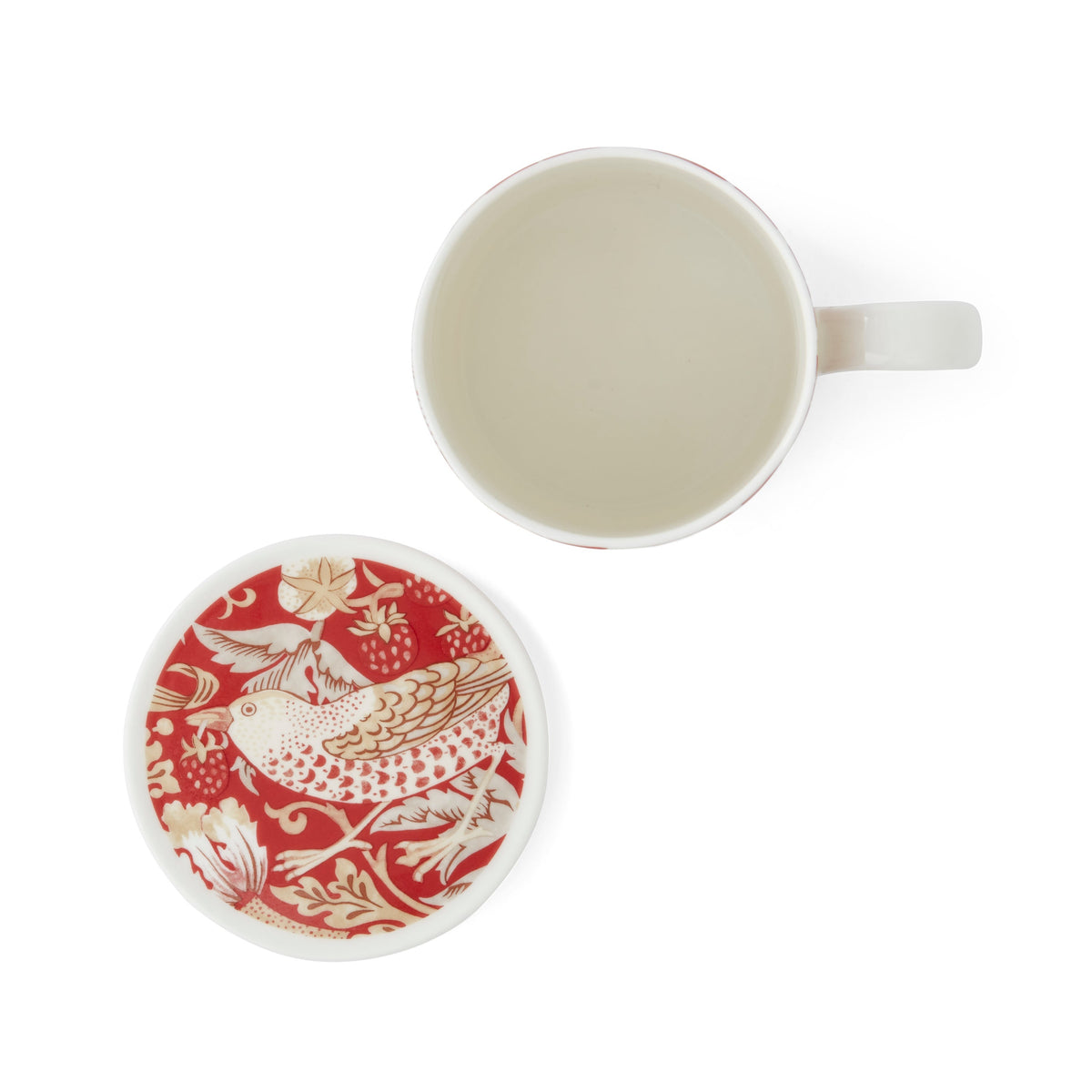Morris & Co. Mug & Coaster Set in Indian Red