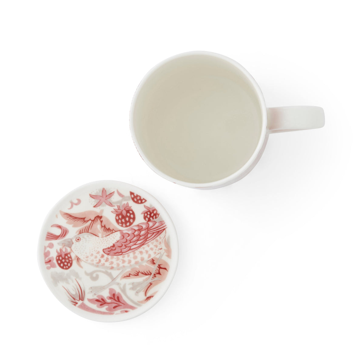 Morris & Co. Mug & Coaster Set in Madder