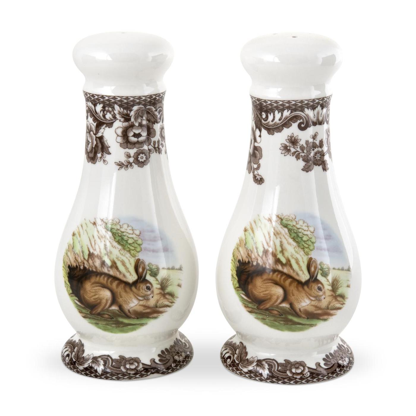 Woodland Salt & Pepper with Shakers Rabbit