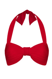 Cloclo Top in Red & Fuchsia