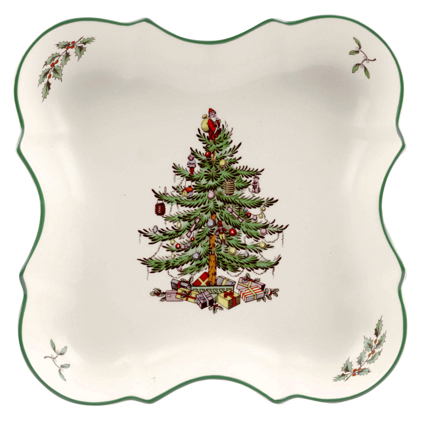 Christmas Tree 8" Devonia Tray