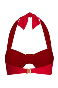 Cloclo Top in Red & Fuchsia