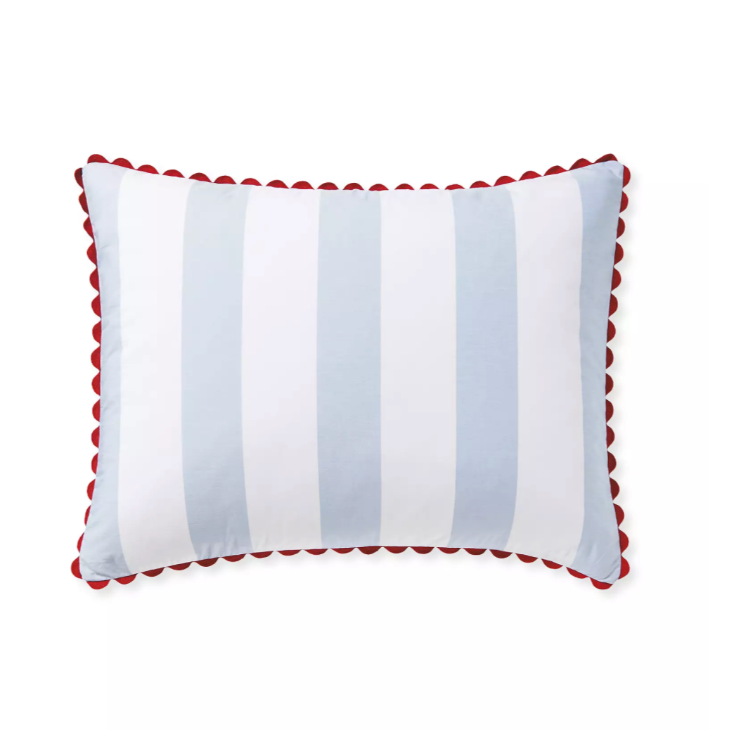 Beach Club Percale Stripe Sham - Standard