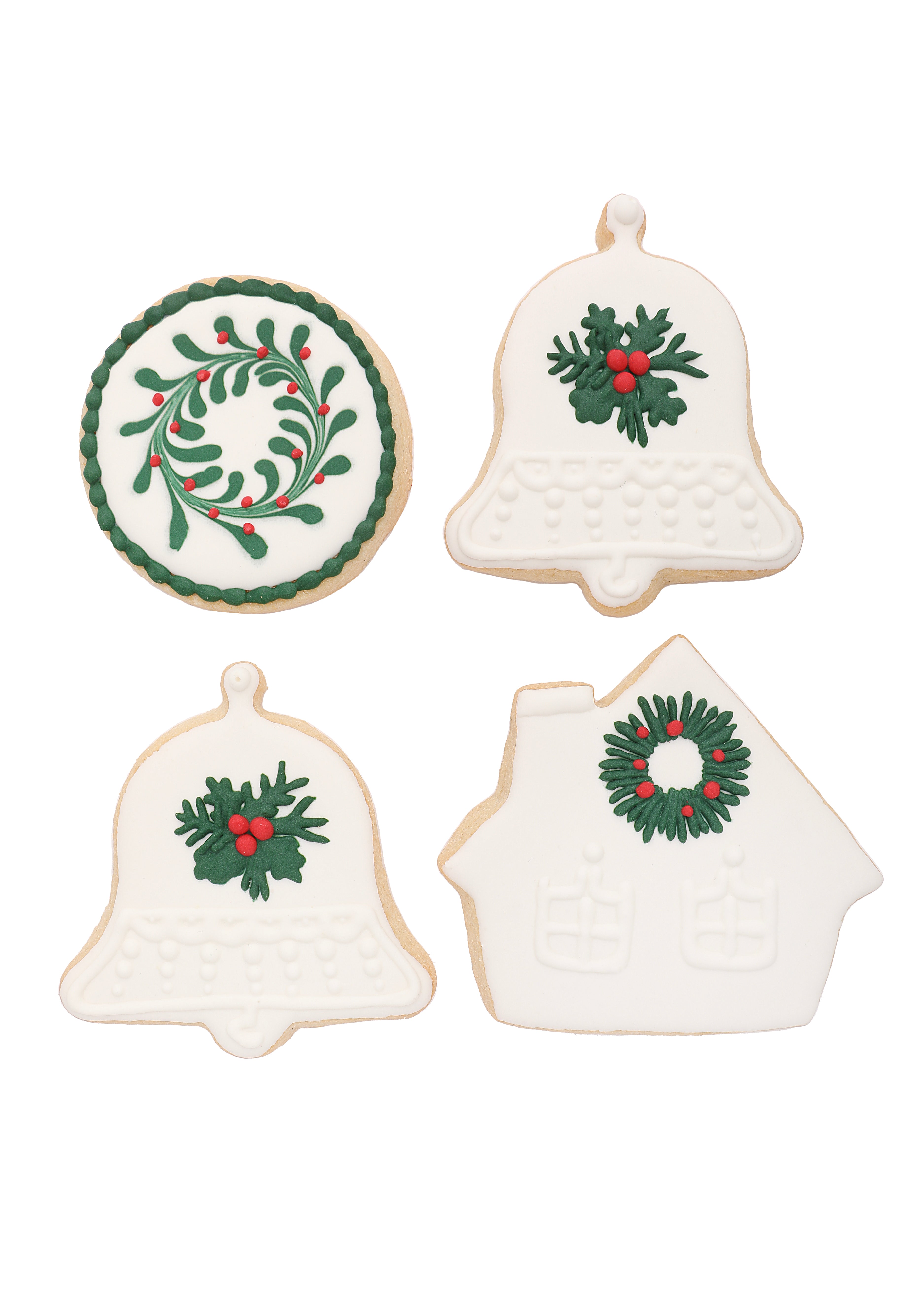 Classic Holiday Sugar Cookies, Set of 6