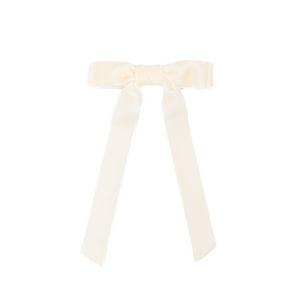 Velvet Jane Bow by Winn & William, handcrafted velvet hair bow with alligator clip, classic fall accessory for girls.