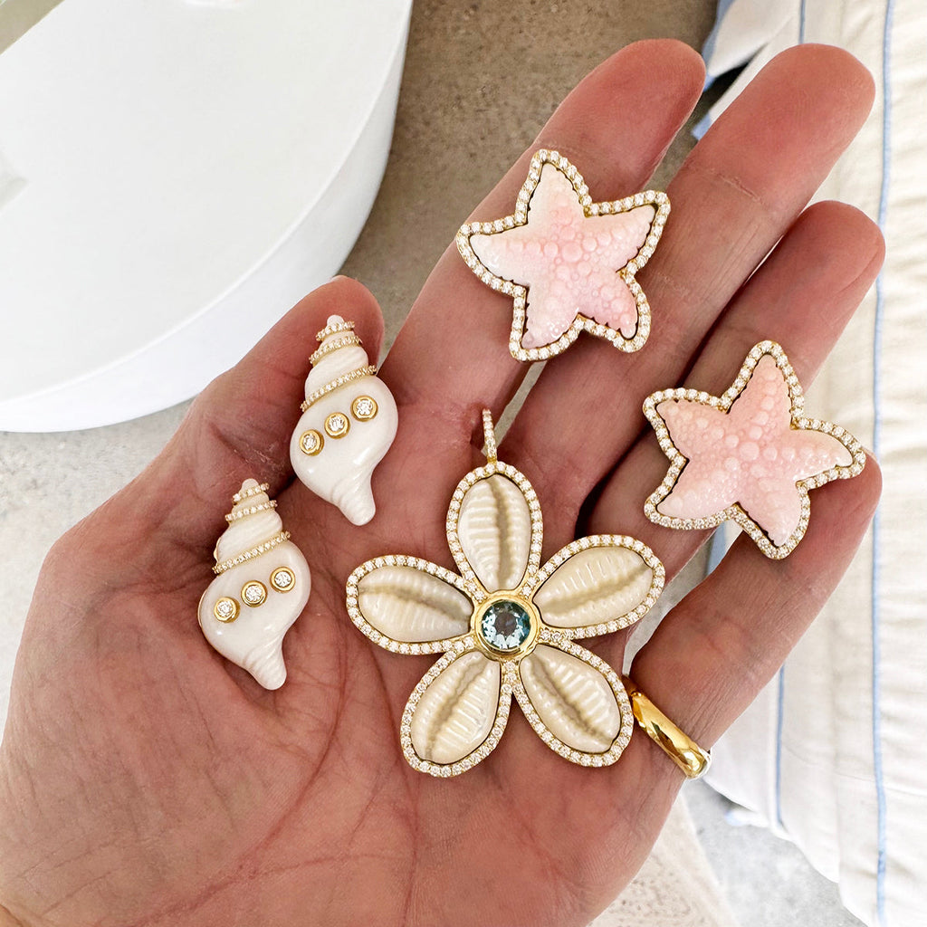Diamond Starfish Studs