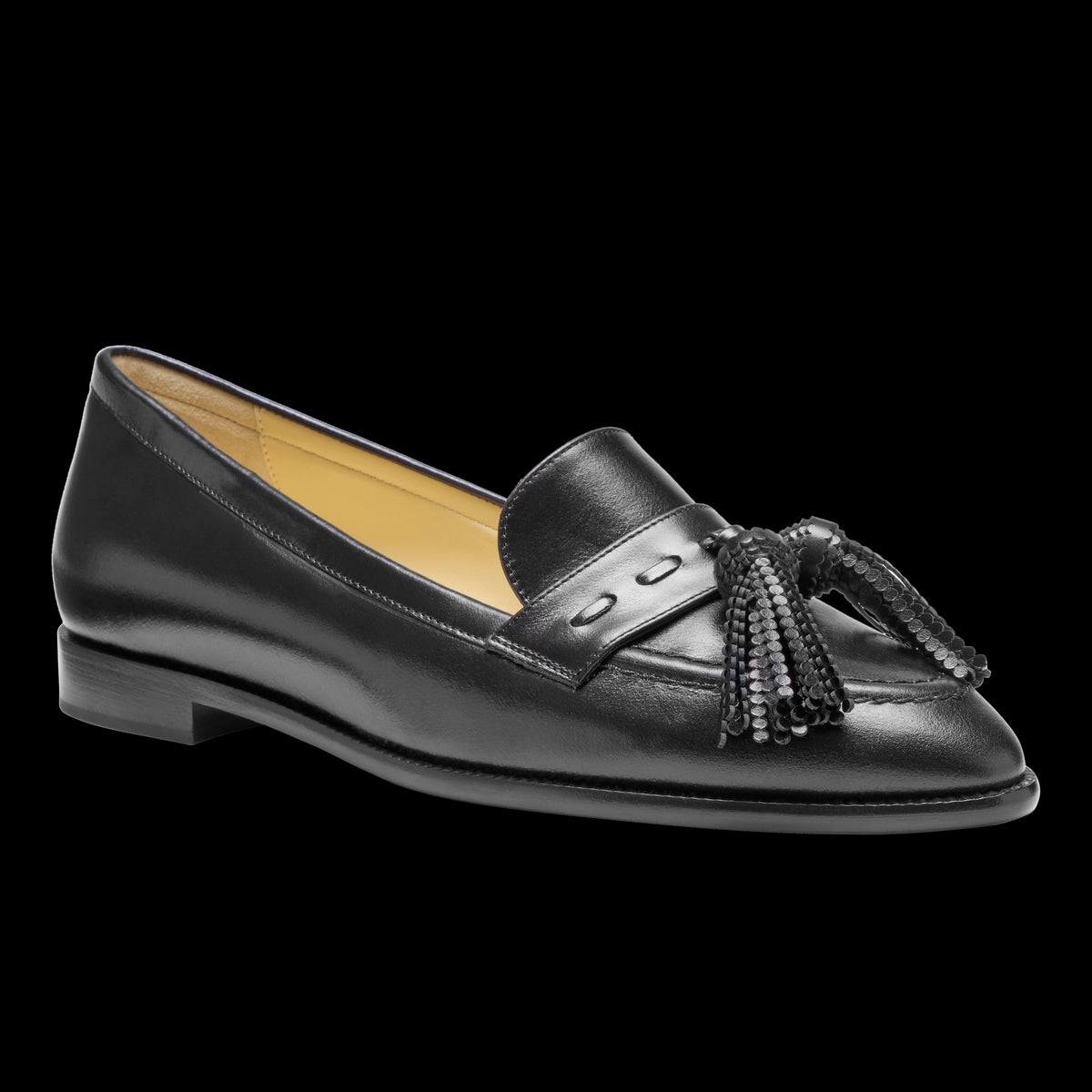 Janet Loafer in Black Box Calf