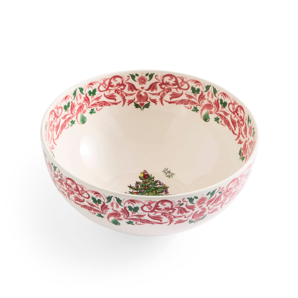 Christmas Tree Yuletide 9" Salad Bowl