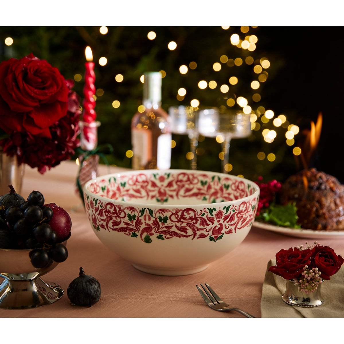 Christmas Tree Yuletide 9" Salad Bowl