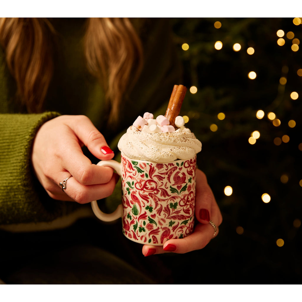 Christmas Tree Yuletide 9 oz Mugs, Set of 2