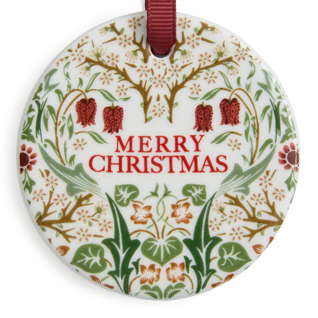 Morris & Co. Christmas Decorations, Set of 2
