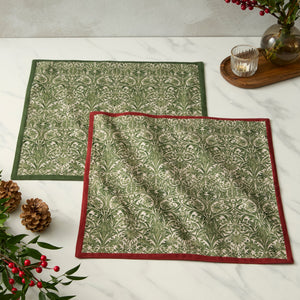 Morris & Co. Christmas Assorted Napkins, Set of 2
