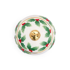 Christmas Memories 5" Bauble Lidded Candy Bowl
