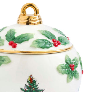 Christmas Memories 5" Bauble Lidded Candy Bowl