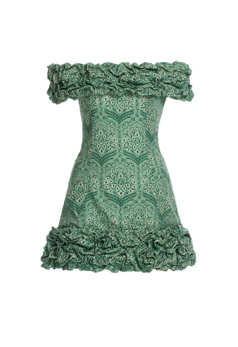 Jardin Mini Dress in Ceiba