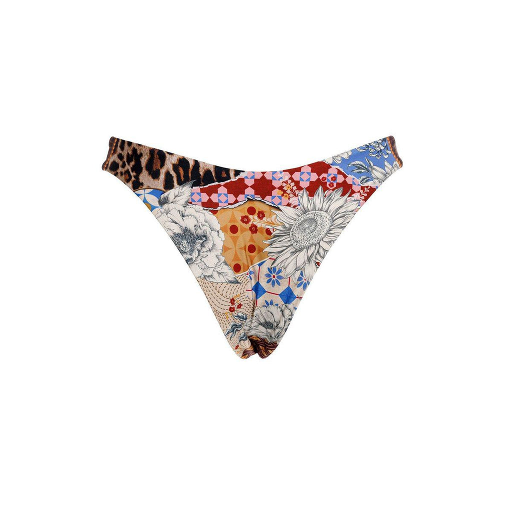 Avy Bikini Bottom in Quilt