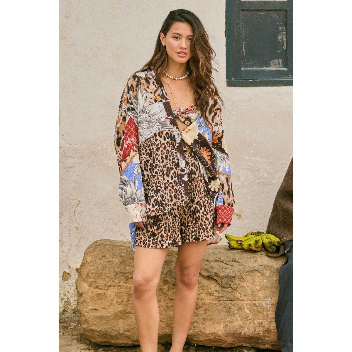 Watts Shorts in Leopard