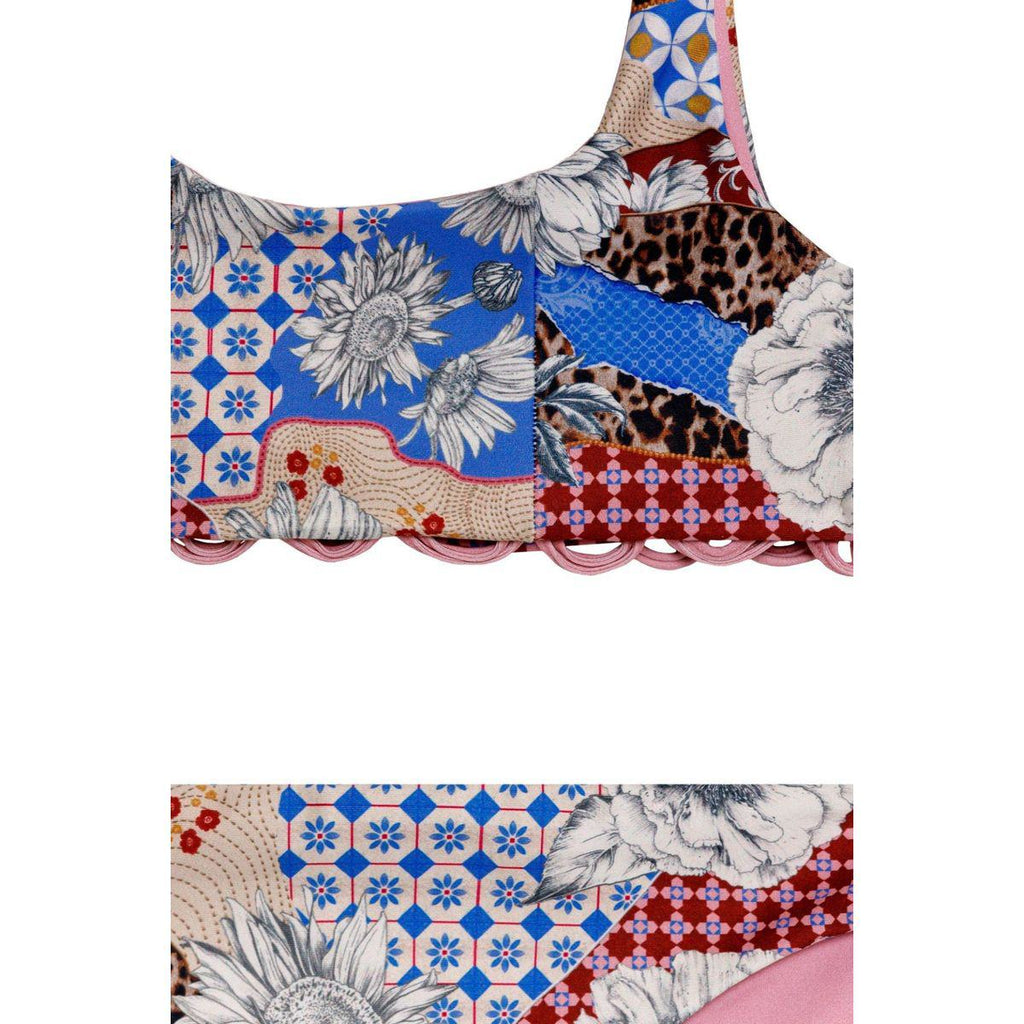 Dolce Kids Bikini Set in Quilt