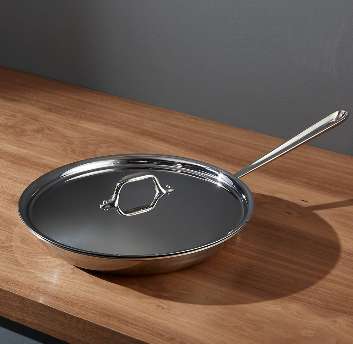 All-Clad ® d3 Stainless 12" Fry Pan with Lid