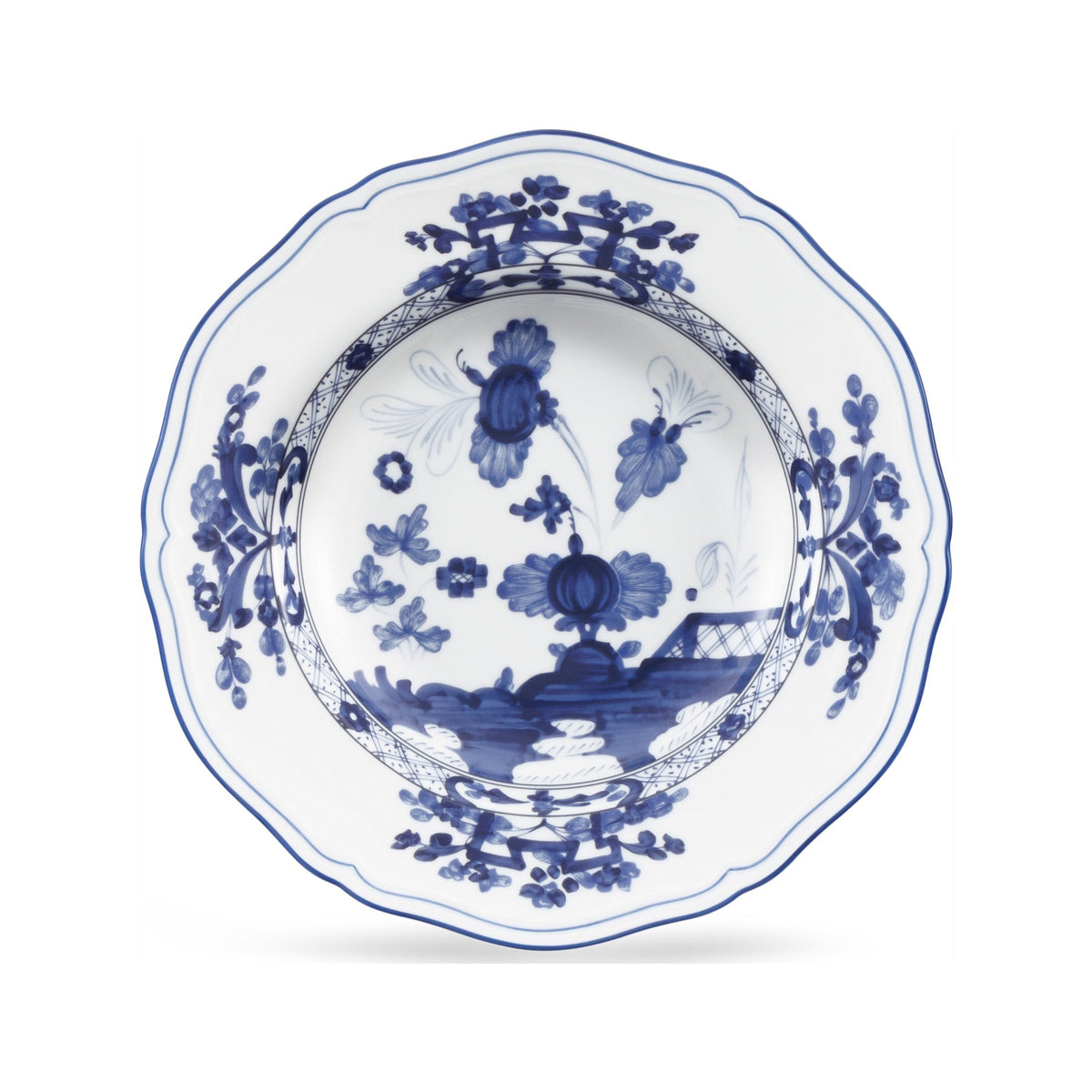 Oriente Italiano Soup Plate in Indaco
