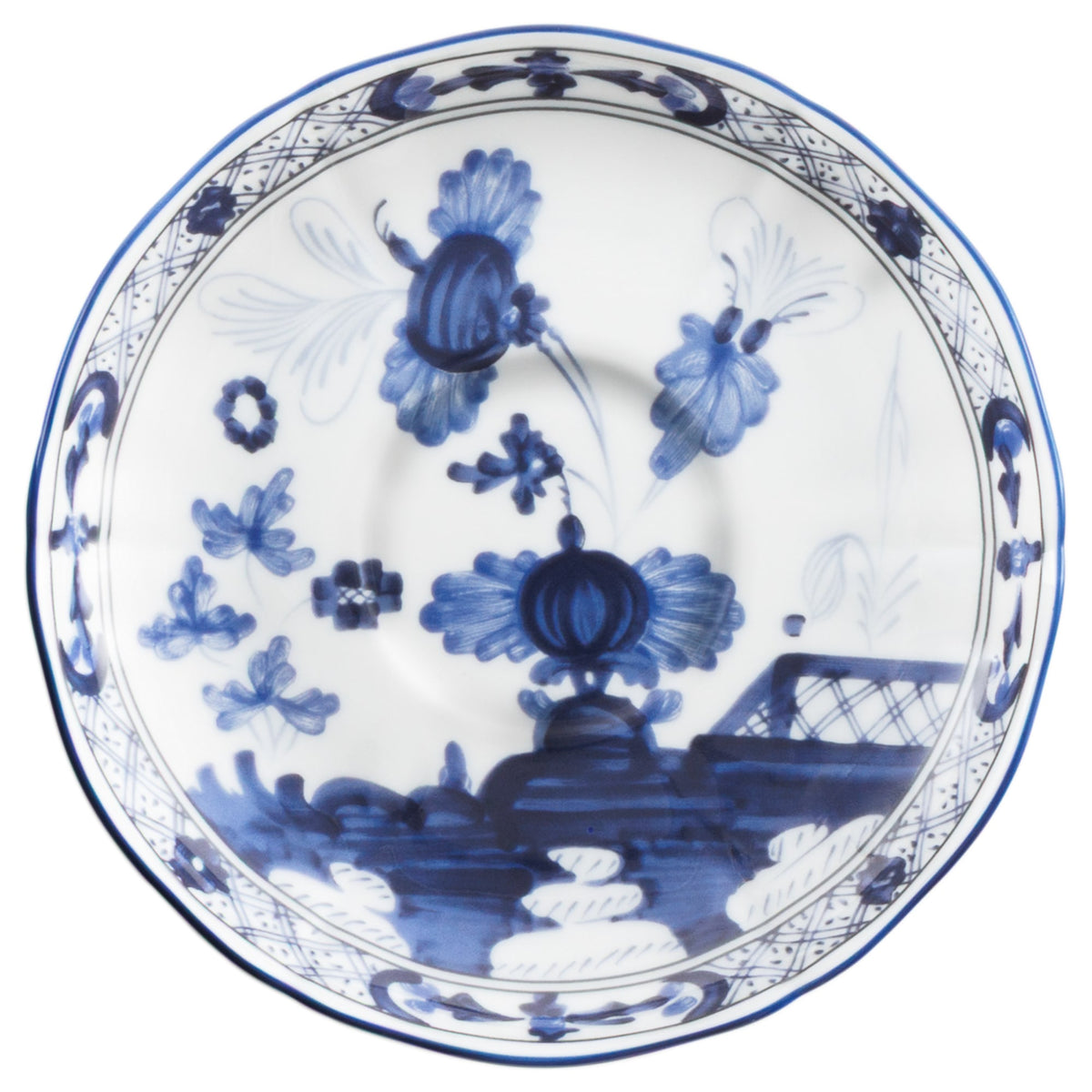 Oriente Italiano Tea Saucer in Indaco