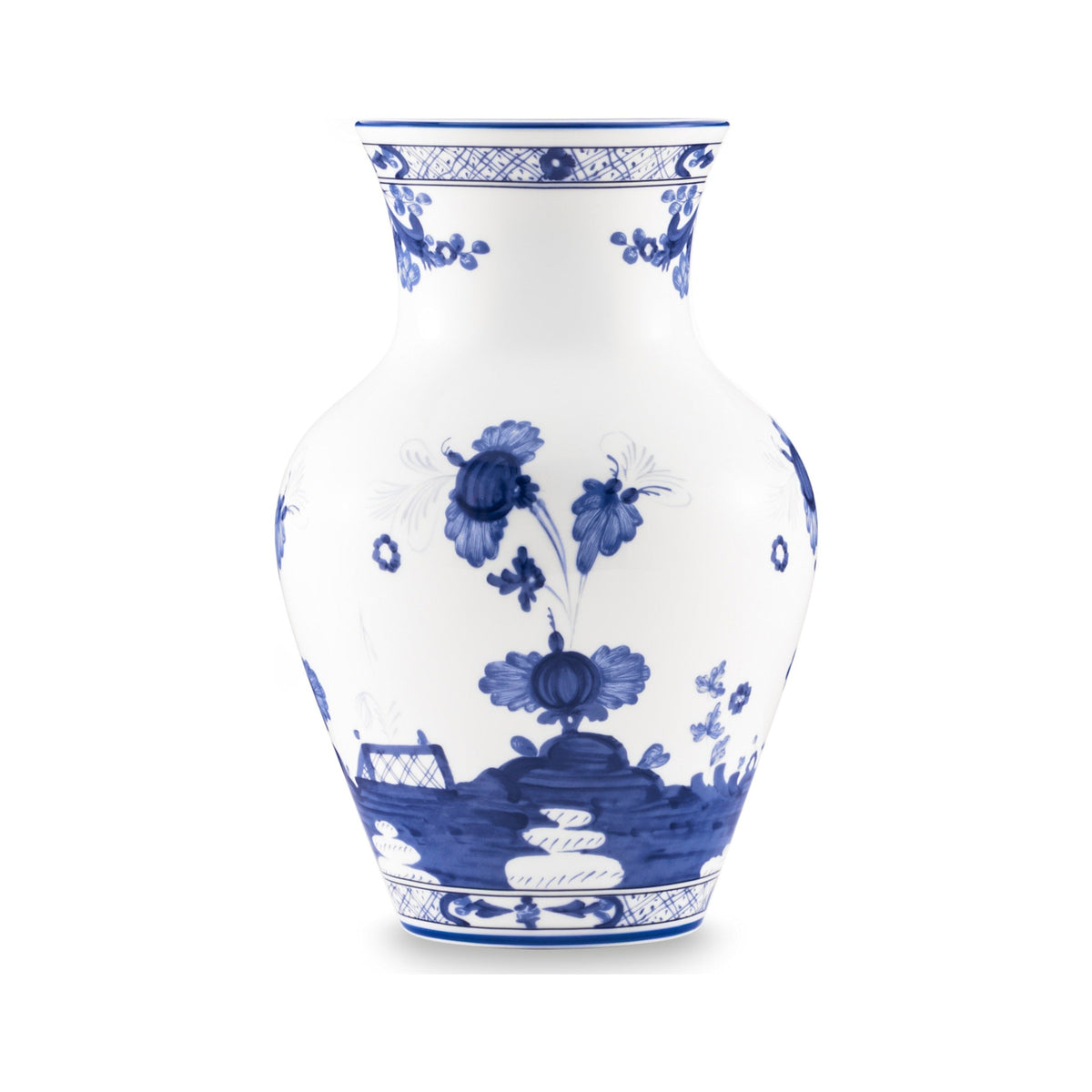 Oriente Italiano Ming Vase in Indaco