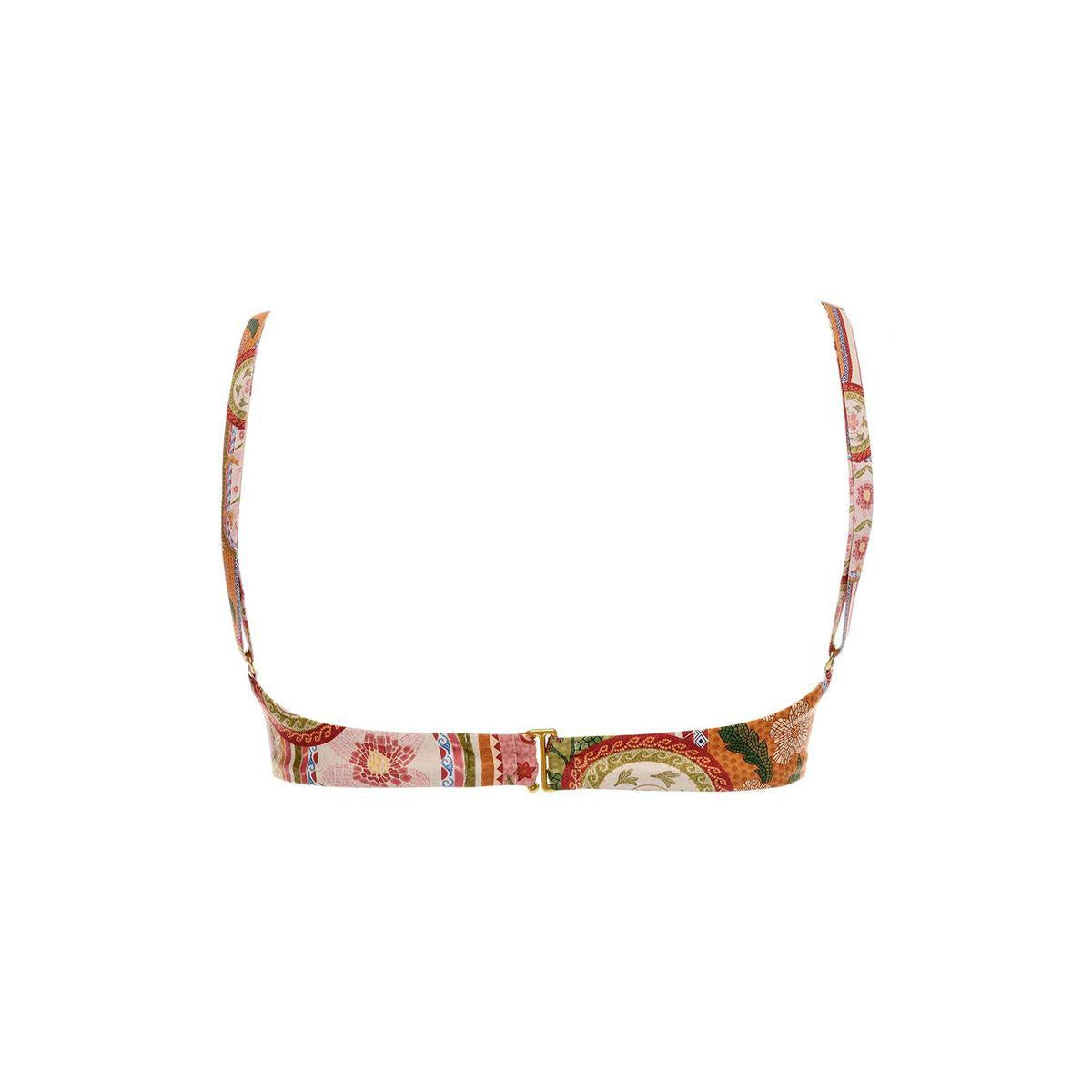 Candelaria Bikini Top in Fiore