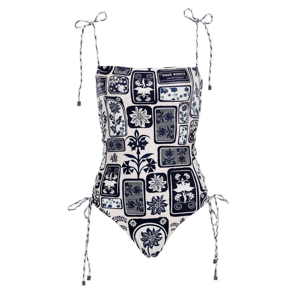 Posh One Piece Swimsuit in Batik