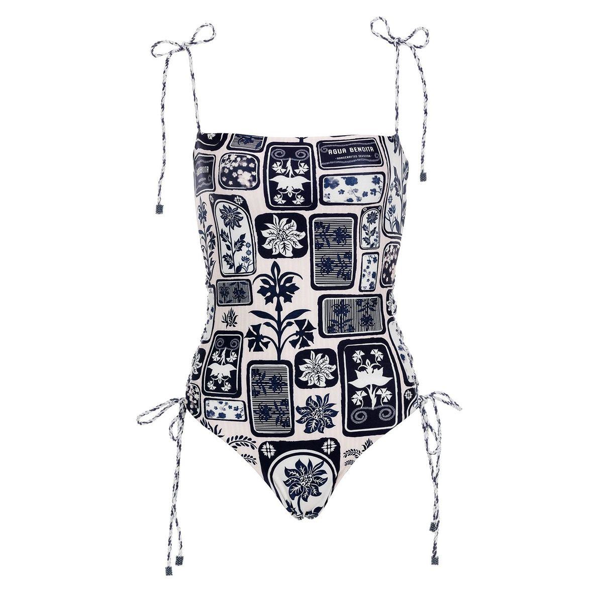 Posh One Piece Swimsuit in Batik