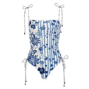 Posh One Piece Swimsuit in Batik