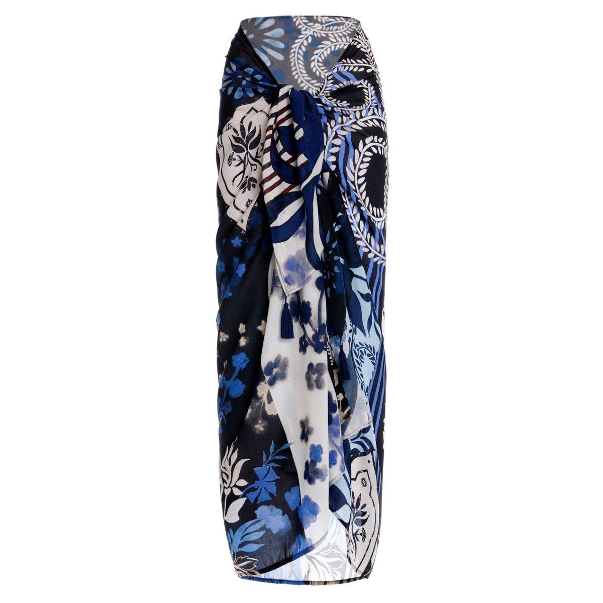 Marine Pareo Cover Up in Batik