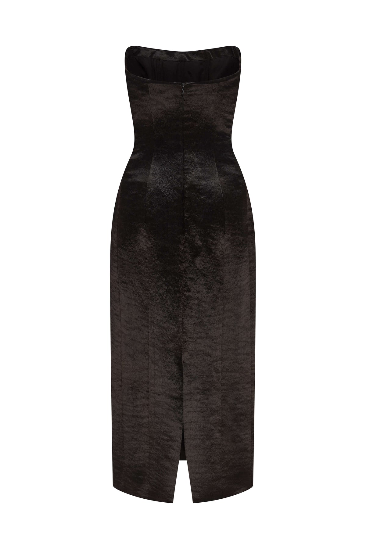 Lana Hammered Satin Midi Dress
