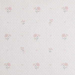 Close up image of the Ditsy Floral pattern in Pink. 