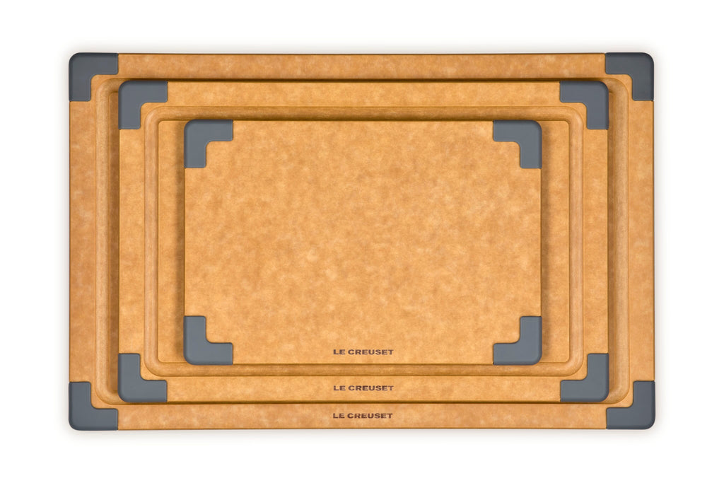 Le Creuset Set of 3 Paper Fiber Cutting Boards, , Oyster