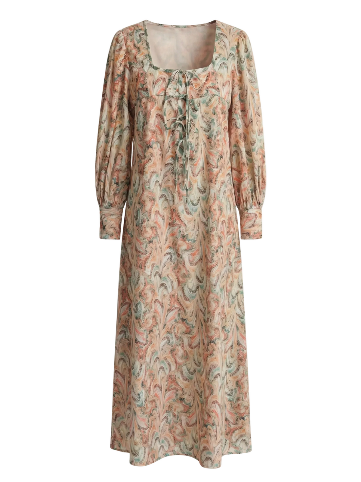 Tara Dress in Peacock Garden