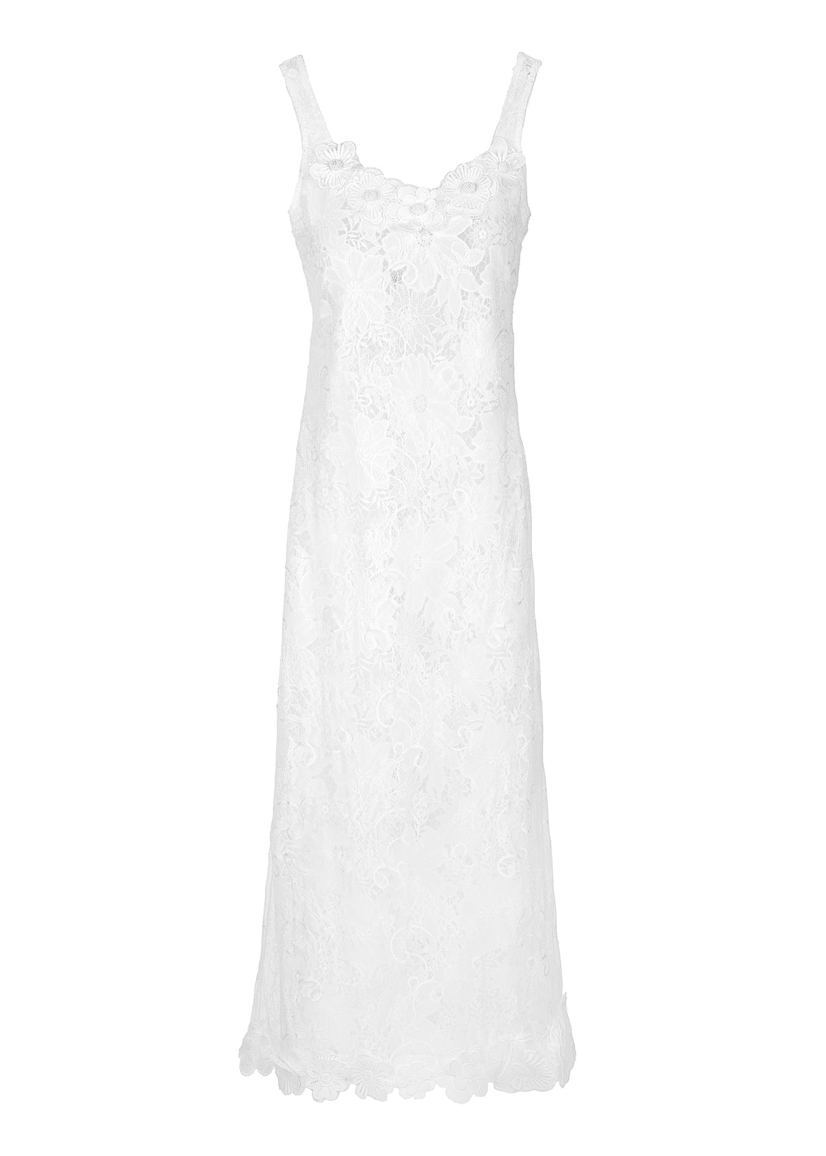 Hera Maxi Dress in White