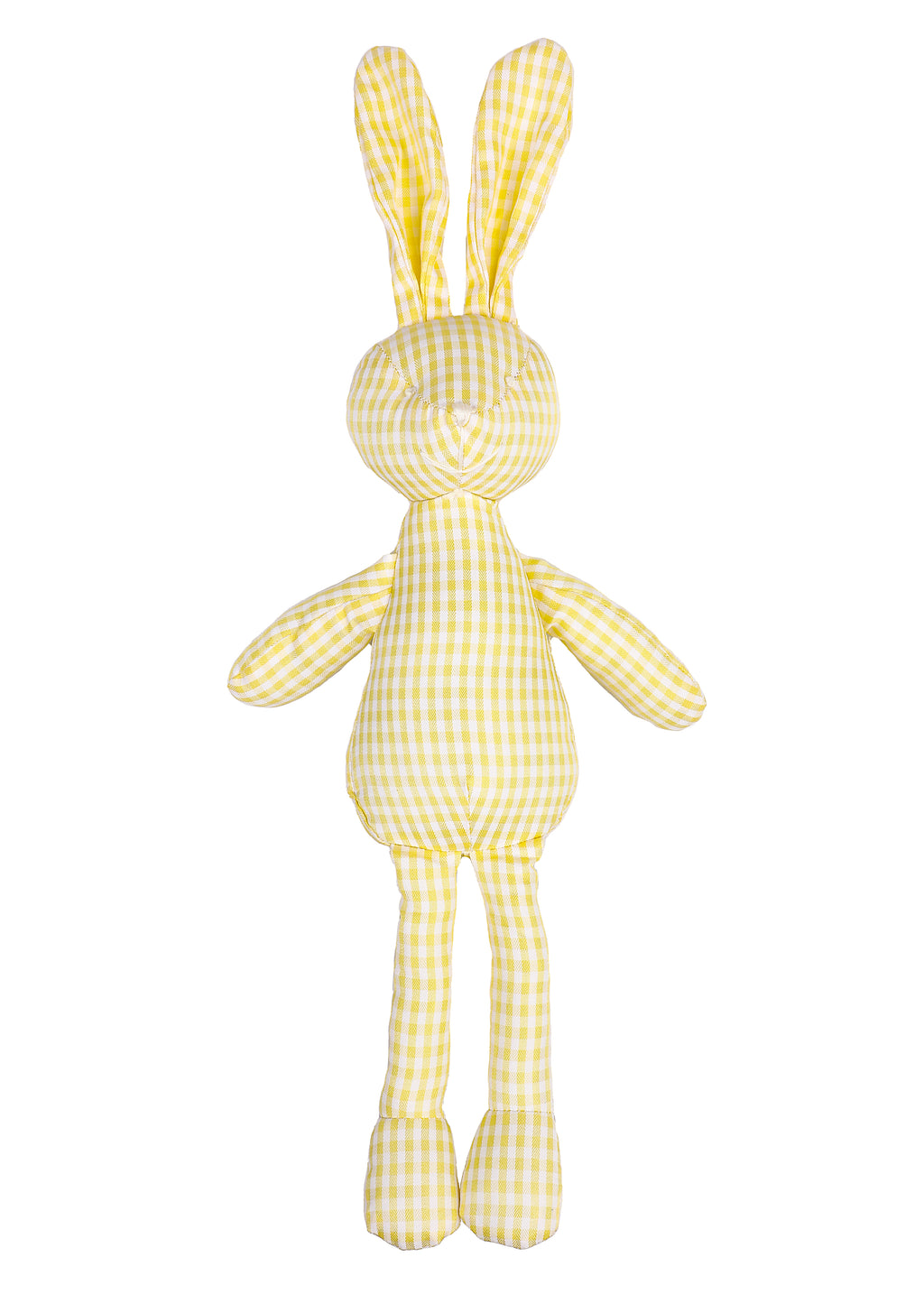 Mini Tote & Bunny Bundle in Gingham Buttercup