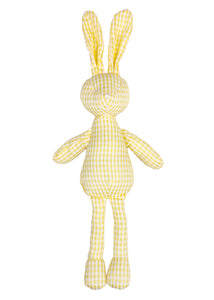 Mini Tote & Bunny Bundle in Gingham Buttercup