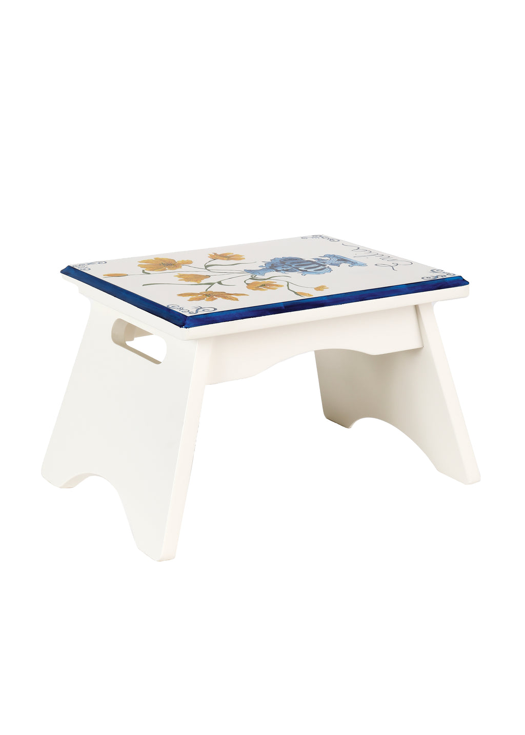 Step Stool in Blue Vase
