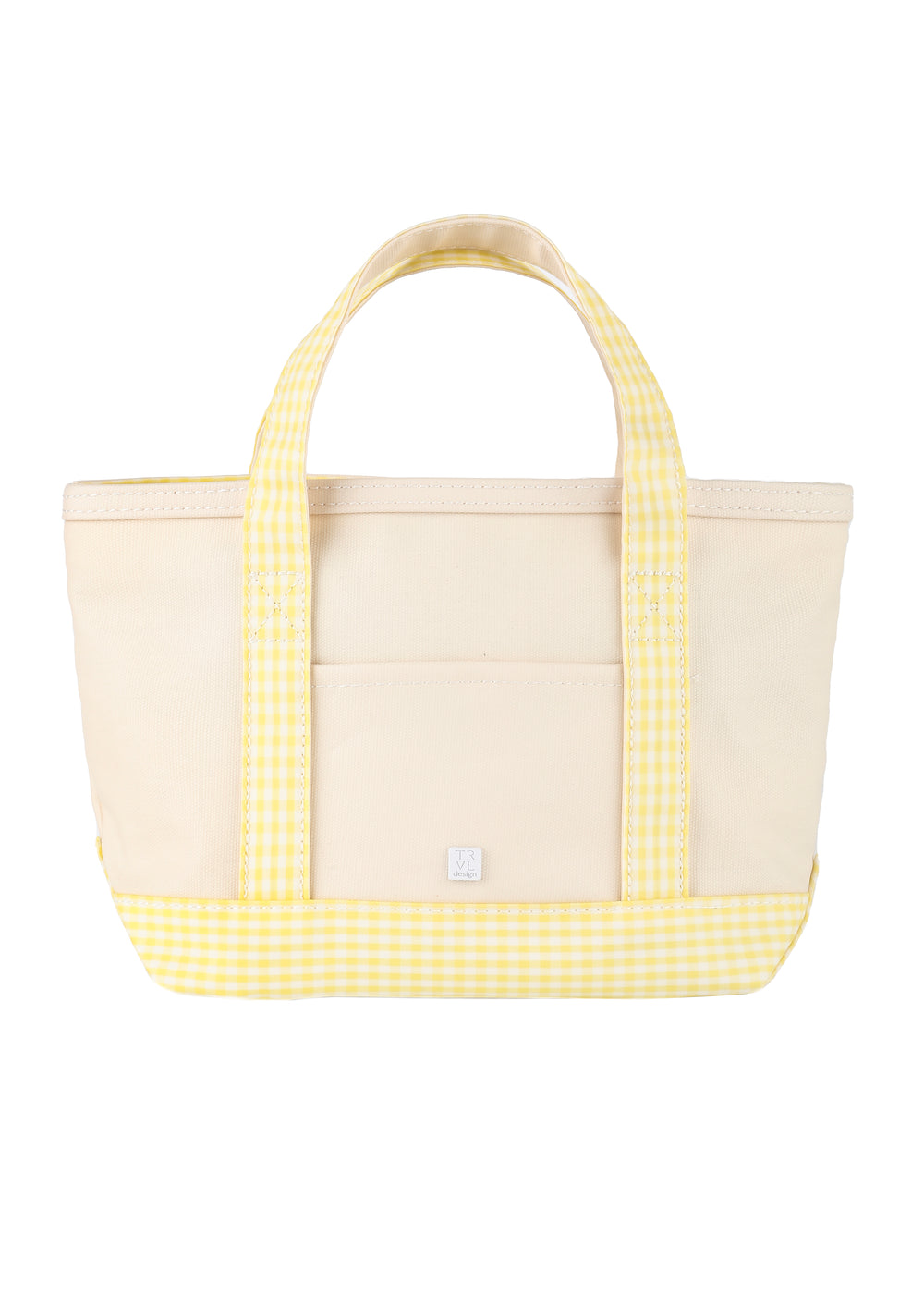 Mini Tote & Bunny Bundle in Gingham Buttercup