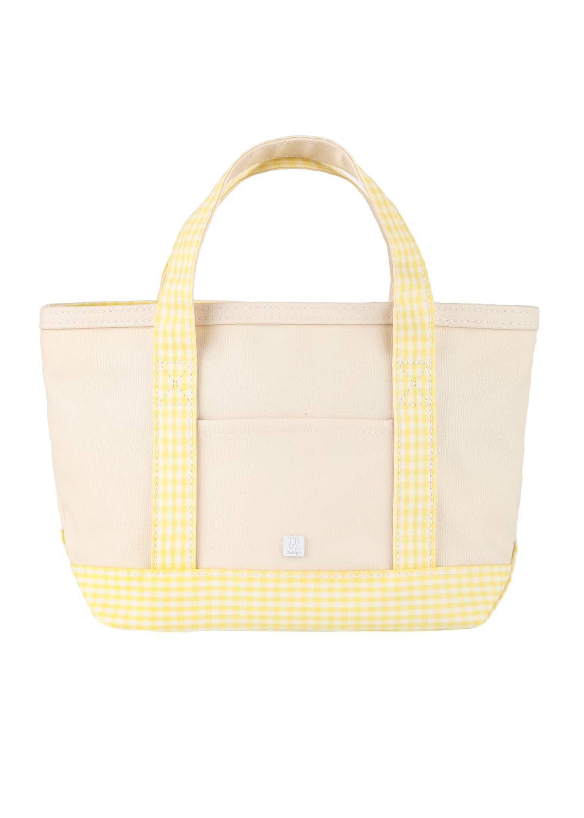 Mini Tote & Bunny Bundle in Gingham Buttercup