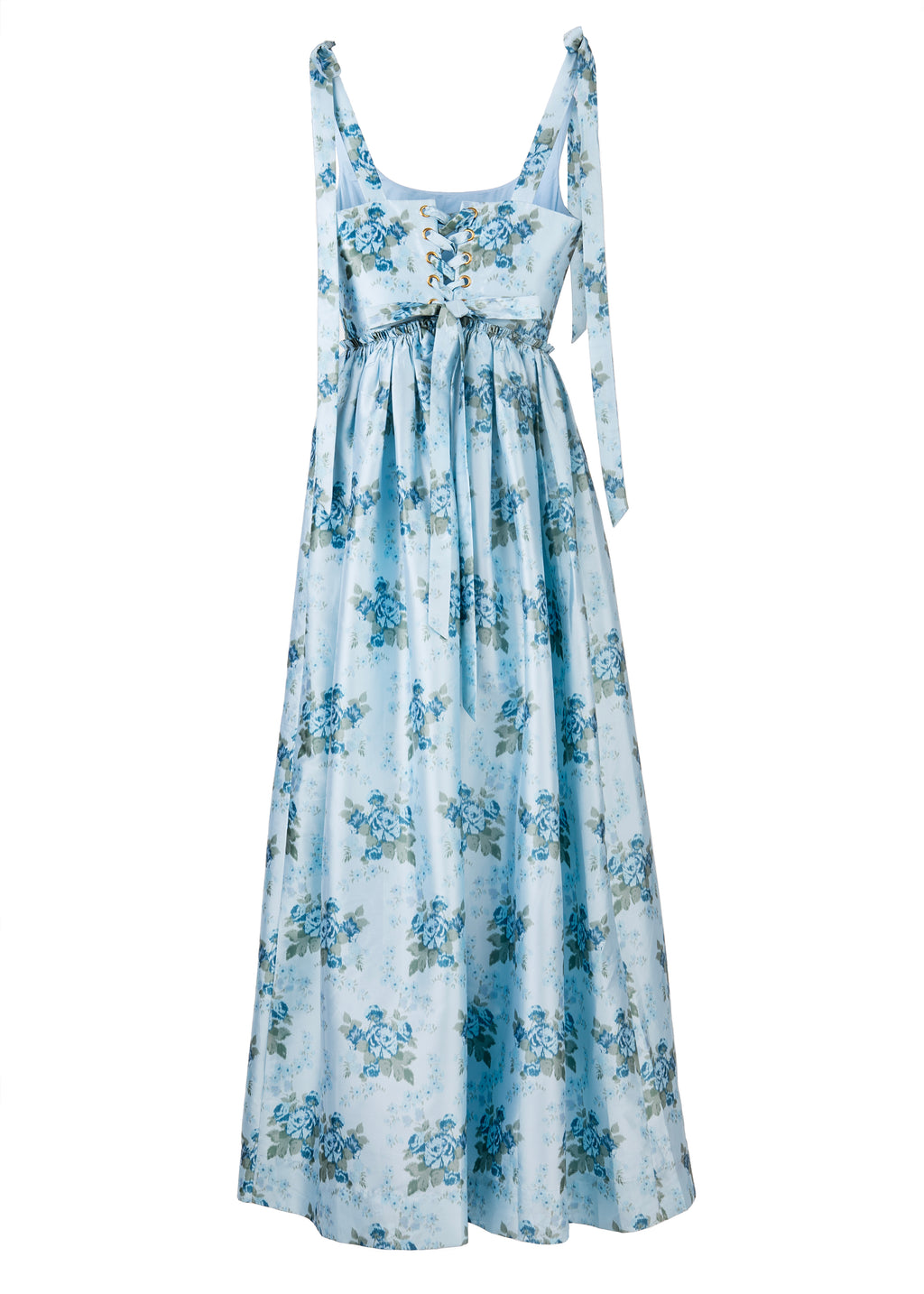 blue dress for baby girl OTM Exclusive: The Marie Dress in Blue Floral Brocade S
